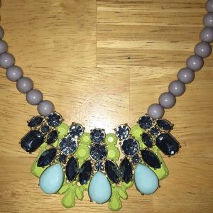 Blue, Green & Grey Necklace